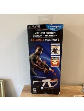 Mayhem Edition (Resistance 3 + Killzone 3) Sony Playstation 3 SHARP SHOOTER ONLY